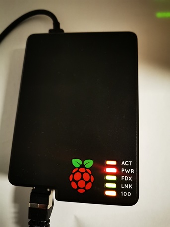 Bild des Raspberry Pi 1 B Boards